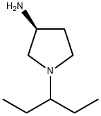 (S)-1-(Pentan-3-yl)pyrrolidin-3-amine Struktur