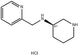 (R)-N-(Pyridin-2-ylmethyl)piperidin-3-amine trihydrochloride Struktur