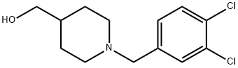 {1-[(3,4-dichlorophenyl)methyl]piperidin-4-yl}methanol Struktur