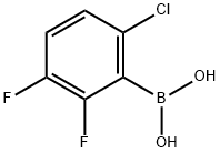 2,3-Difluoro-6-chlorophenylboronic acid Struktur