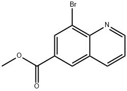 8-Bromo-quinoline-6-carboxylic acid methyl ester Struktur