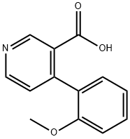 4-(2-methoxyphenyl)nicotinic acid Struktur