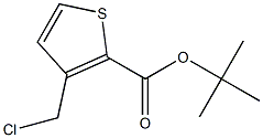 tert-Butyl 3-(chloromethyl)thiophene-2-carboxylate Struktur