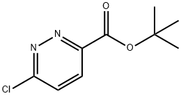 tert-butyl 6-chloropyridazine-3-carboxylate Struktur