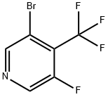 3-Bromo-5-fluoro-4-trifluoromethylpyridine Struktur