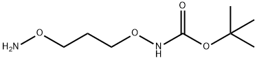 1-(t-Boc-Aminooxy)-3-aminooxy-propane Struktur