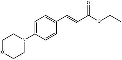 (E)-Ethyl 3-(4-Morpholinophenyl)Acrylate Struktur