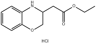 ETHYL 2-(3,4-DIHYDRO-2H-BENZO[B][1,4]OXAZIN-3-YL)ACETATE HCL Struktur