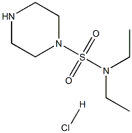 N,N-DIETHYLPIPERAZINE-1-SULFONAMIDE HYDROCHLORIDE Struktur