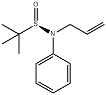 (R)-N-allyl-N-phenyl tert-butanesulfinamide Struktur