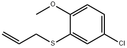 ALLYL(5-CHLORO-2-METHOXYPHENYL)SULFANE Struktur