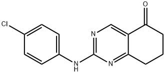 2-((4-CHLOROPHENYL)AMINO)-7,8-DIHYDROQUINAZOLIN-5(6H)-ONE Struktur