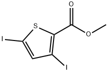 METHYL 3,5-DIIODO-2-THIOPHENECARBOXYLATE Struktur