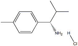 (1S)-2-METHYL-1-(4-METHYLPHENYL)PROPYLAMINE HYDROCHLORIDE Struktur