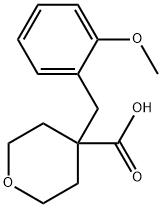 4-[(2-Methoxyphenyl)methyl]oxane-4-carboxylic acid Struktur