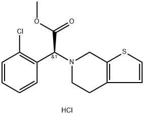 Clopidogrel EP Impurity B HCl Struktur