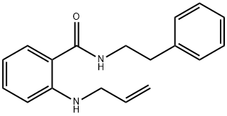 2-(ALLYLAMINO)-N-PHENETHYLBENZAMIDE Struktur