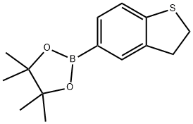 Benzo[b]thiophene, 2,3-dihydro-5-(4,4,5,5-tetramethyl-1,3,2-dioxaborolan-2-yl)- Struktur