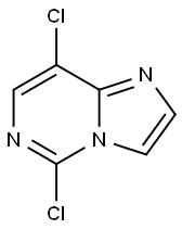 5,8-dichloroimidazo[1,2-c]pyrimidine Struktur