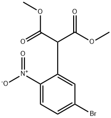 dimethyl 2-(5-bromo-2-nitrophenyl)malonate Struktur