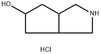 OCTAHYDROCYCLOPENTA[C]PYRROL-5-OL HCL Struktur