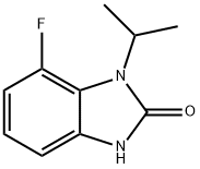 7-FLUORO-1-ISOPROPYL-1H-BENZO[D]IMIDAZOL-2(3H)-ONE Structure