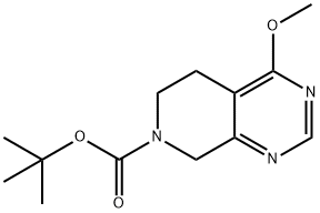 7-Boc-4-methoxy-5,6,7,8-tetrahydropyrido[3,4-d]pyrimidine, 1421687-46-8, 結(jié)構(gòu)式