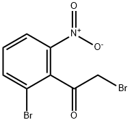 2-BROMO-1-(2-BROMO-6-NITROPHENYL)ETHANONE Struktur