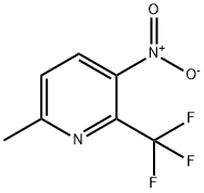 6-METHYL-3-NITRO-2-(TRIFLUOROMETHYL)PYRIDINE Struktur