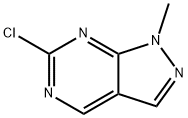 6-Chloro-1-methyl-1H-pyrazolo[3,4-d]pyrimidine Struktur