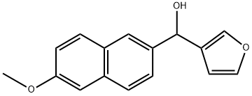 FURAN-3-YL(6-METHOXYNAPHTHALEN-2-YL)METHANOL Struktur