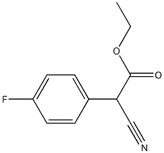 ETHYL 2-CYANO-2-(4-FLUOROPHENYL)ACETATE, 15032-42-5, 結構式