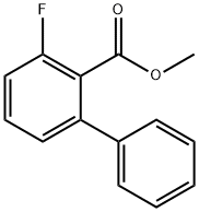 methyl 3-fluoro-[1,1'-biphenyl]-2-carboxylate Struktur