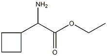 Ethyl 2-amino-2-cyclobutylacetate Struktur