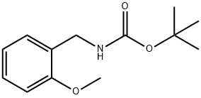 TERT-BUTYL 2-METHOXYBENZYLCARBAMATE Struktur