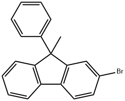 2-bromo-9-methyl-9-phenyl-9H-fluorene Struktur