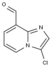 3-Chloro-imidazo[1,2-a]pyridine-8-carbaldehyde Struktur