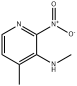 Methyl-(4-methyl-2-nitro-pyridin-3-yl)-amine Struktur