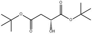 (R)-di-tert-butyl 2-hydroxysuccinat Struktur