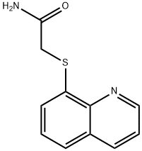 2-quinolin-8-ylsulfanylacetamide Struktur