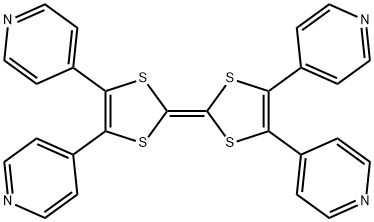 Pyridine, 4,4'-[2-(4,5-di-4-pyridinyl-1,3-dithiol-2-ylidene)-1,3-dithiole-4,5-diyl]bis- Struktur