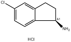 (R)-5-Chloro-2,3-dihydro-1H-inden-1-amine hydrochloride Struktur