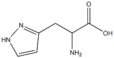 1H-Pyrazole-3-propanoicacid, a-amino- Struktur