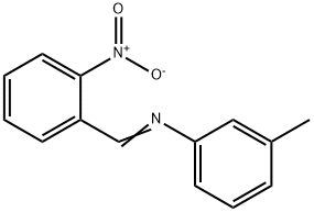 (3-methylphenyl)(2-nitrobenzylidene)amine Struktur