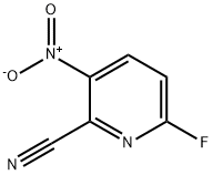 2-cyano-6-fluoro-3-nitropyridine Struktur