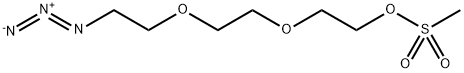 2-(2-(2-azidoethoxy)ethoxy)ethyl methanesulfonate Struktur