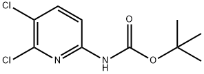 (5,6-Dichloro-pyridin-2-yl)-carbamic acid tert-butyl ester Struktur