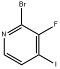 2-Bromo-3-fluoro-4-iodo-pyridine Struktur