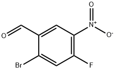 2-Bromo-4-fluoro-5-nitro-benzaldehyde Struktur