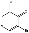 3-Bromo-5-chloropyridin-4-ol Struktur